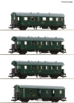 Roco 6200088 - H0 - 4-tlg. Set Personenzug Donnerbüchse, ČSD, Ep. IV